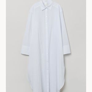 H&M White Shirt Dress
